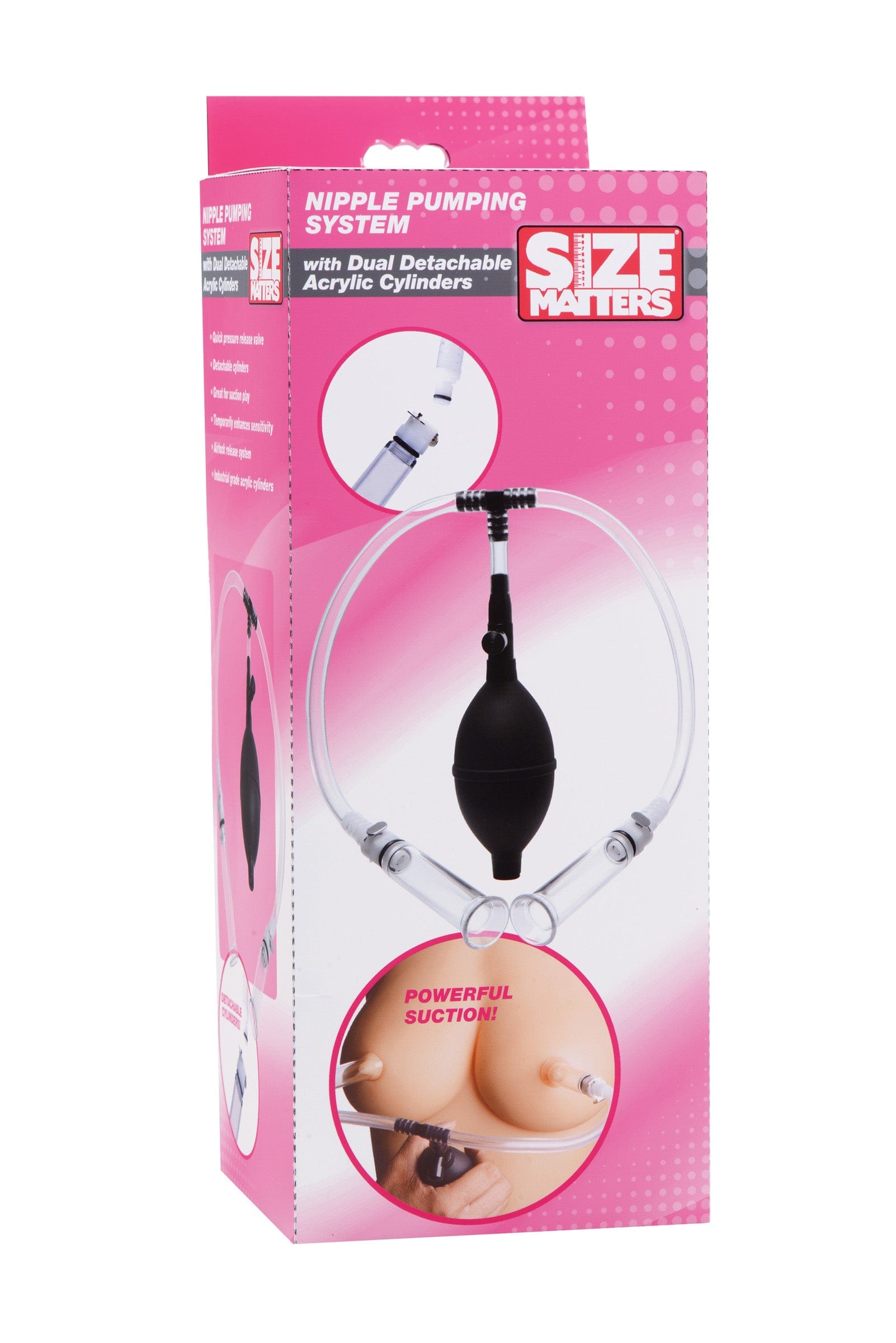 Nipple Pumping System with Dual Cylinders 2.75 Inches Secondary image