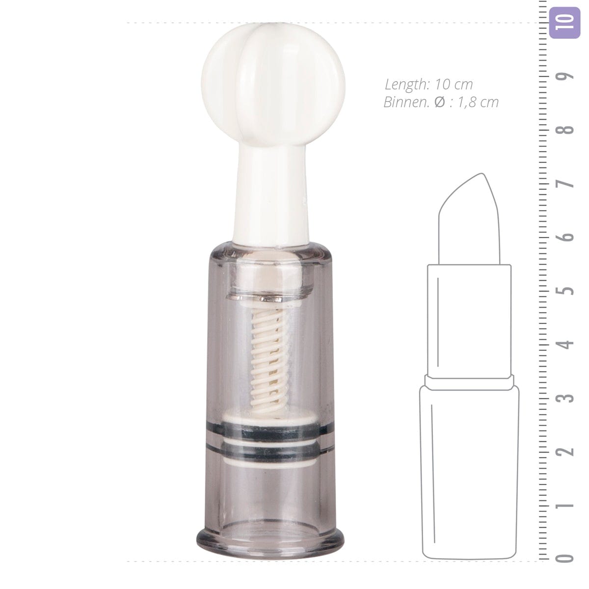 Nipple and Clit Suckers Set of Three – Transparent Precision Suction Cups Sensation Enhancers Secondary image