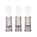 Nipple and Clit Suckers Set of Three – Transparent Precision Suction Cups Sensation Enhancers > Sex Toys > Nipple Suckers