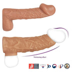 Nude Sleeve 12cm Soft Silicone Girth Enhancer > Sex Toys For Men > Penis Sleeves