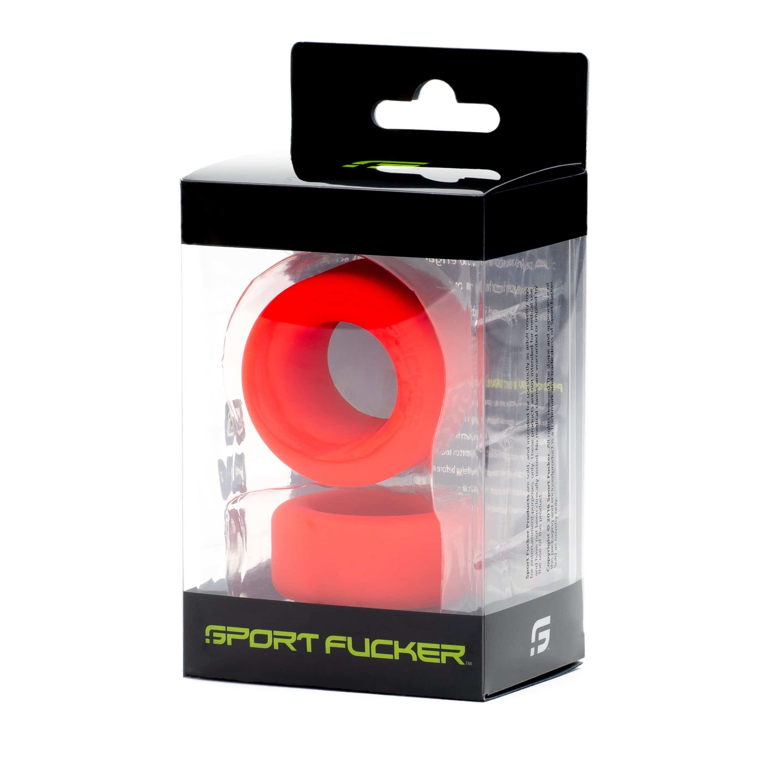 Nutt Job Set by Sport Fucker Red Comfortable Rings - Cock and Ball Set > Cock Ring > Sets Main image