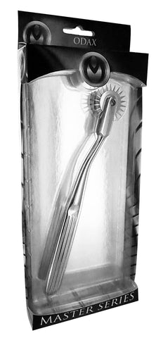 Odax Sensation Wheel Premium Spiked Adult Toy for Sensitivity Play Silver Medical Themed
