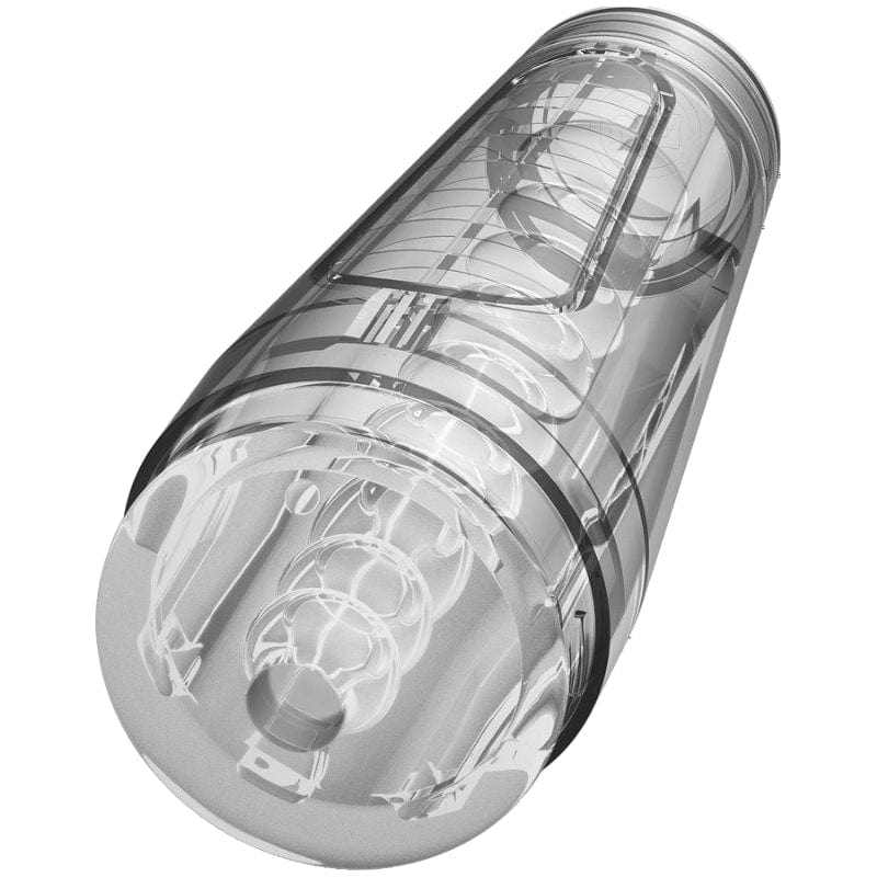 Doc Johnson Optix Crystal Masturbator (Clear) – Transparent Masturbator > Sex Toys For Men > Masturbators > Manual Main image