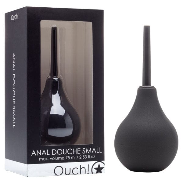 Ouch Anal Douche Small 75 mls Black Douches