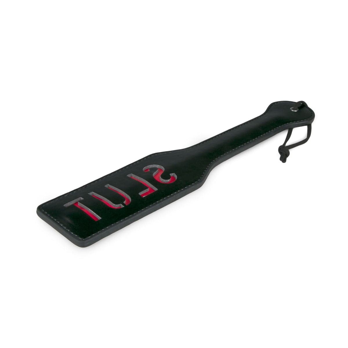 Paddle Slut Black Paddle – Comfortable and Effective Intimate Toy with Red Inscription > Bondage Gear > Paddles Main image