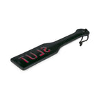 Paddle Slut Black Paddle – Comfortable and Effective Intimate Toy with Red Inscription > Bondage Gear > Paddles