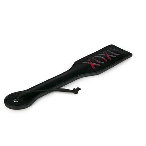 Paddle XOXO Black Adult Toy for Playful Discipline Whips & Paddles