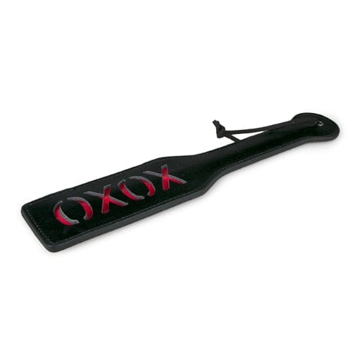 Paddle XOXO Black Adult Toy for Playful Discipline Whips & Paddles