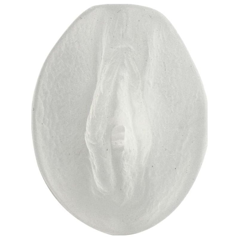 Palm Pal Ultraskyn Pussy Frosted Clear 6 Inch Masturbator Strokers - Manual