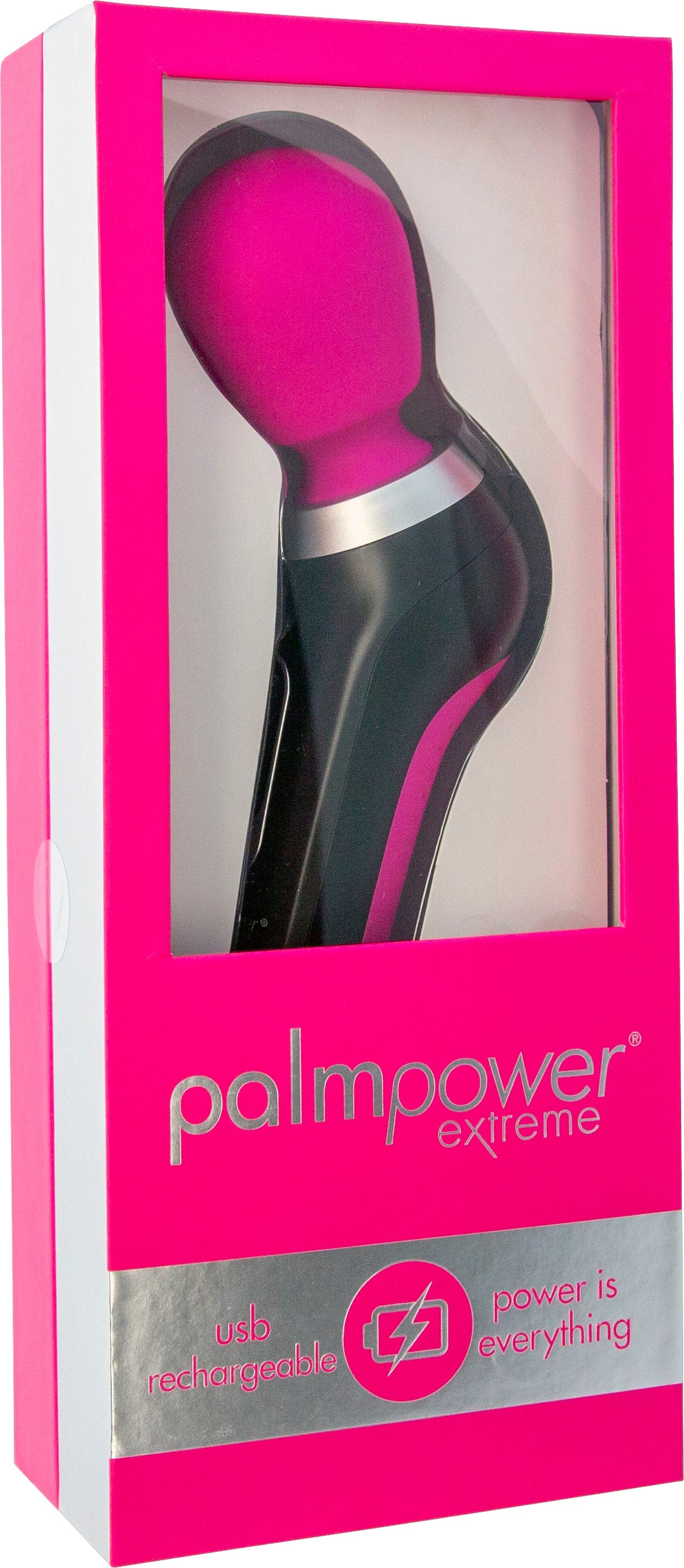 PalmPower Extreme Pink – Powerful Massage Wand Electric Massager