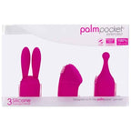 PalmPower Pocket Extended Silicone Massage Heads 3 Pc Set > Sex Toys > Replacement Parts