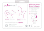 PalmSensual Massager Heads Blue For PalmPower Wand > Sex Toys > Massage Wands