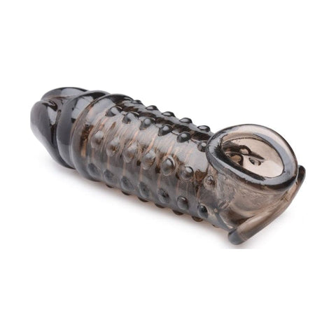 Penis Enhancer Sleeve 1.5in Smoke for Extra Length and Girth SLEEVES