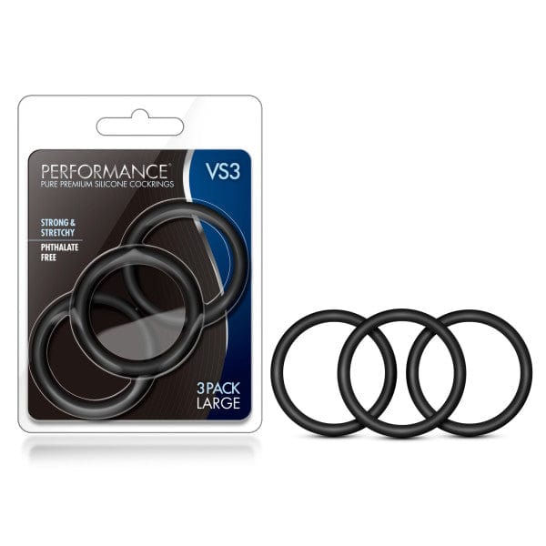 Performance VS3 Large Silicone Cockrings - Set of 3 Secondary image
