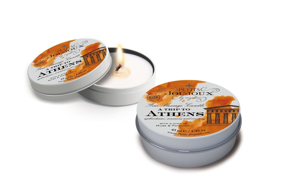 Petits JouJoux Massage Candle Athens 43ml Sensual Aromatherapy > Candles > Massage