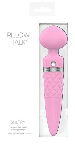 Pillow Talk Sultry Dual Ended Warming Massager Pink Electric Massager
