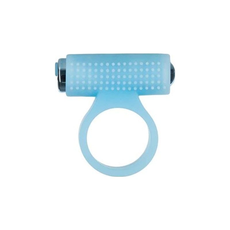 Power Bullet Cosmic Cock Ring w Bullet Glow in the Dark Cock Rings Vibrating