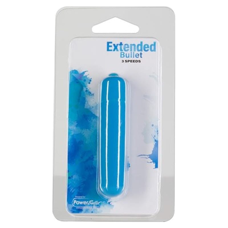 Power Bullet Extended 9cm 3 Speed Teal Vibrator > Vibrators > Mini Vibrators