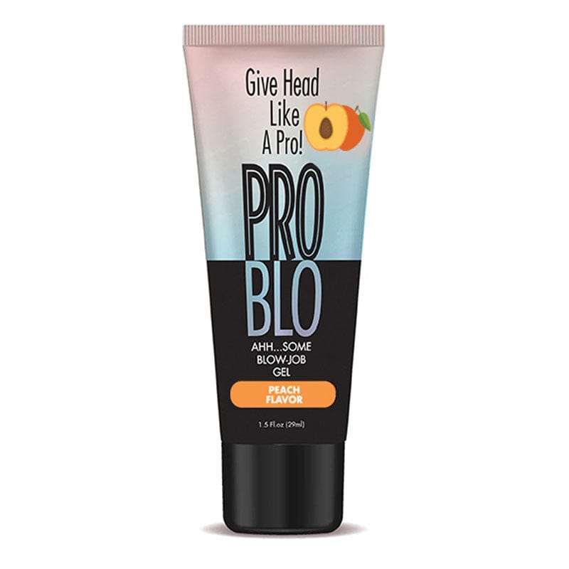 ProBlo Oral Pleasure Gel Peach Flavoured Blowjob Gel 29ml Tube > Lube > Oral Gels & Sprays Main image