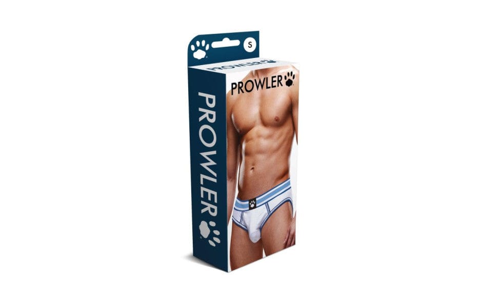 Prowler Open Back Brief White/Blue > Clothes > Open Back Underwear