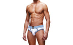 Prowler Open Back Brief White/Blue > Clothes > Open Back Underwear