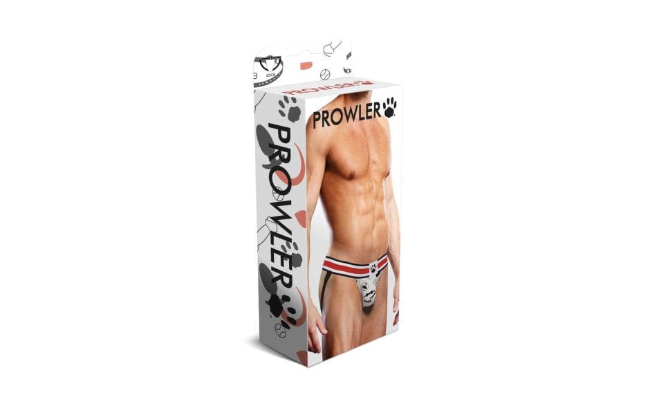 Prowler Puppie Print Jockstrap – Printed White Pouch and Straps Jockstrap > Clothes > Jockstraps