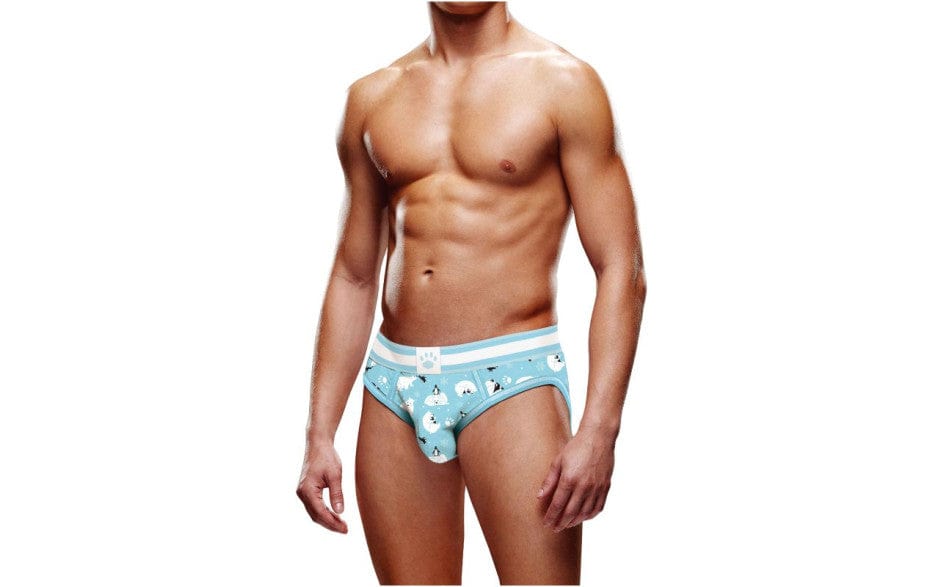 Prowler Winter Open Back Brief with Fun Polar Design > Clothes > Open Back Underwear