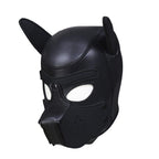 Puppy Play Mask (Black) – Neoprene Rubber > Bondage Gear > Masks