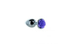Purple Rose 3 Inch Metal Butt Plug > Anal Range > Jewel Butt Plugs