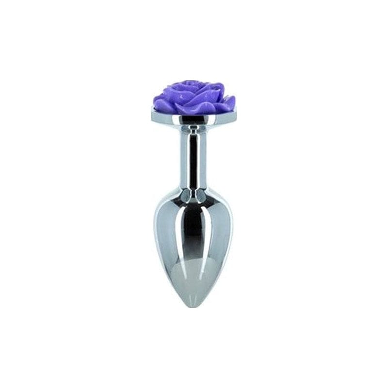 Purple Rose 3 Inch Metal Butt Plug > Anal Range > Jewel Butt Plugs Main image
