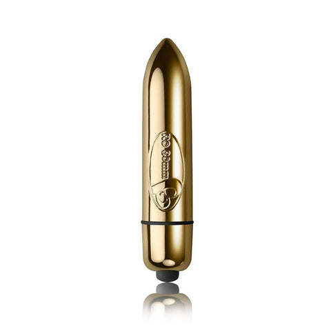 RO-80 Single Speed Bullet Champagne Gold Vibrator Toy