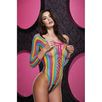 Rainbow Lace-Up Teddy Lingerie > Clothes > Teddies