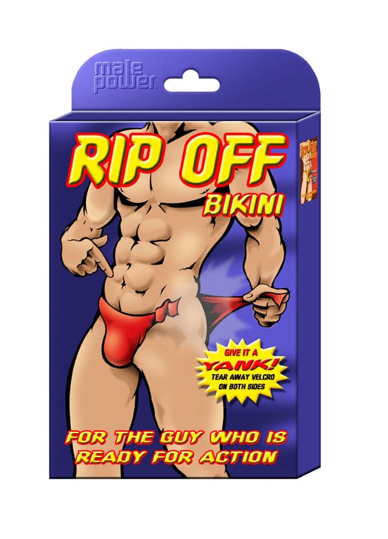 Rip Off Bikini Men’s Underwear with Velcro Closure – Novelty Bikini Underwear Secondary image