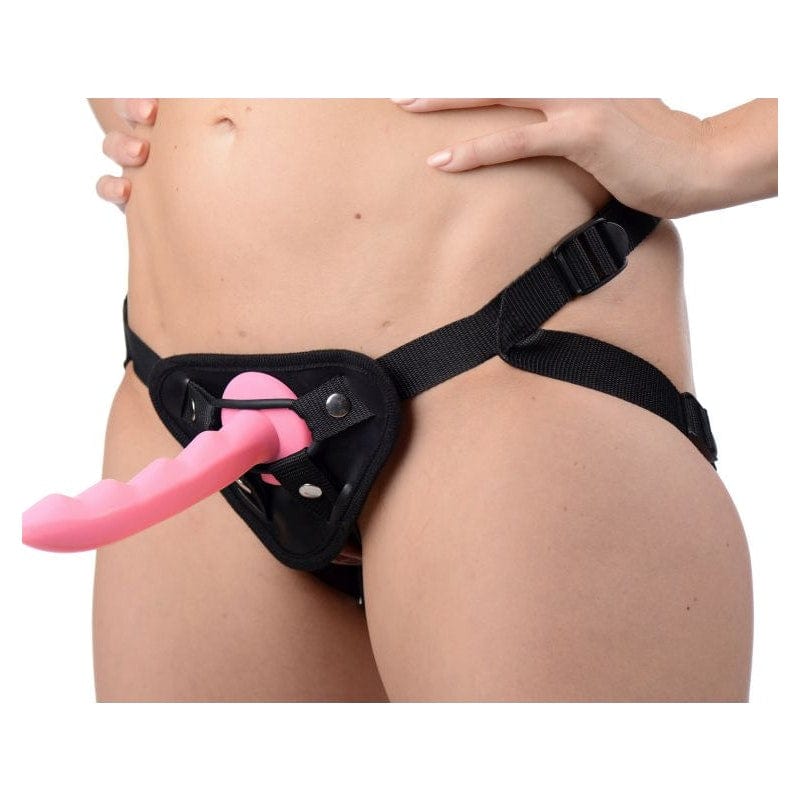Ripples Silicone Dildo for Harness Play and Solo Adventures DONGS