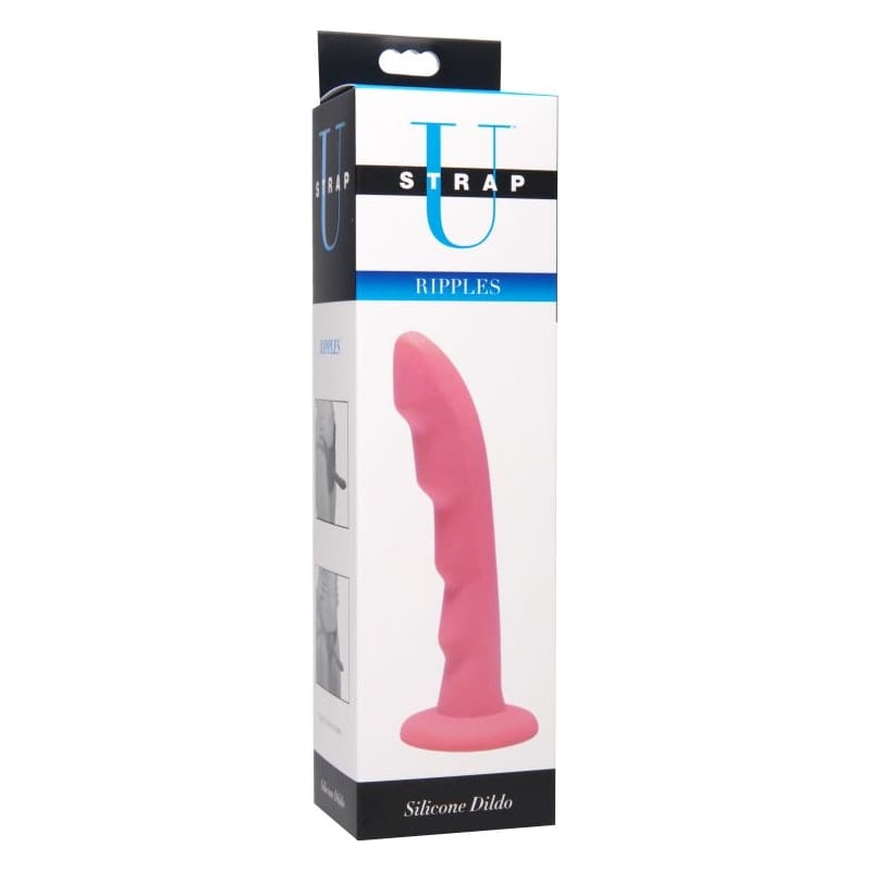 Ripples Silicone Dildo for Harness Play and Solo Adventures DONGS