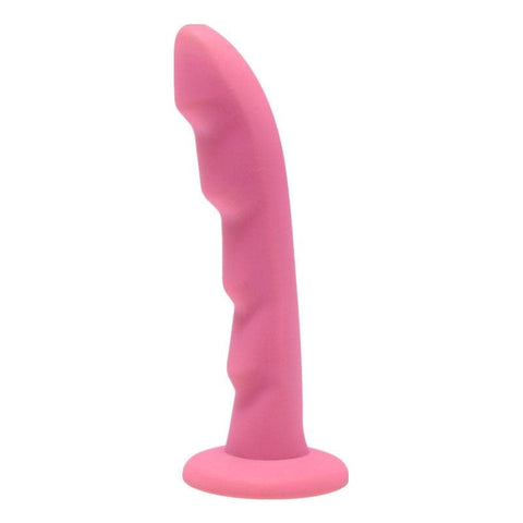 Ripples Silicone Dildo for Harness Play and Solo Adventures