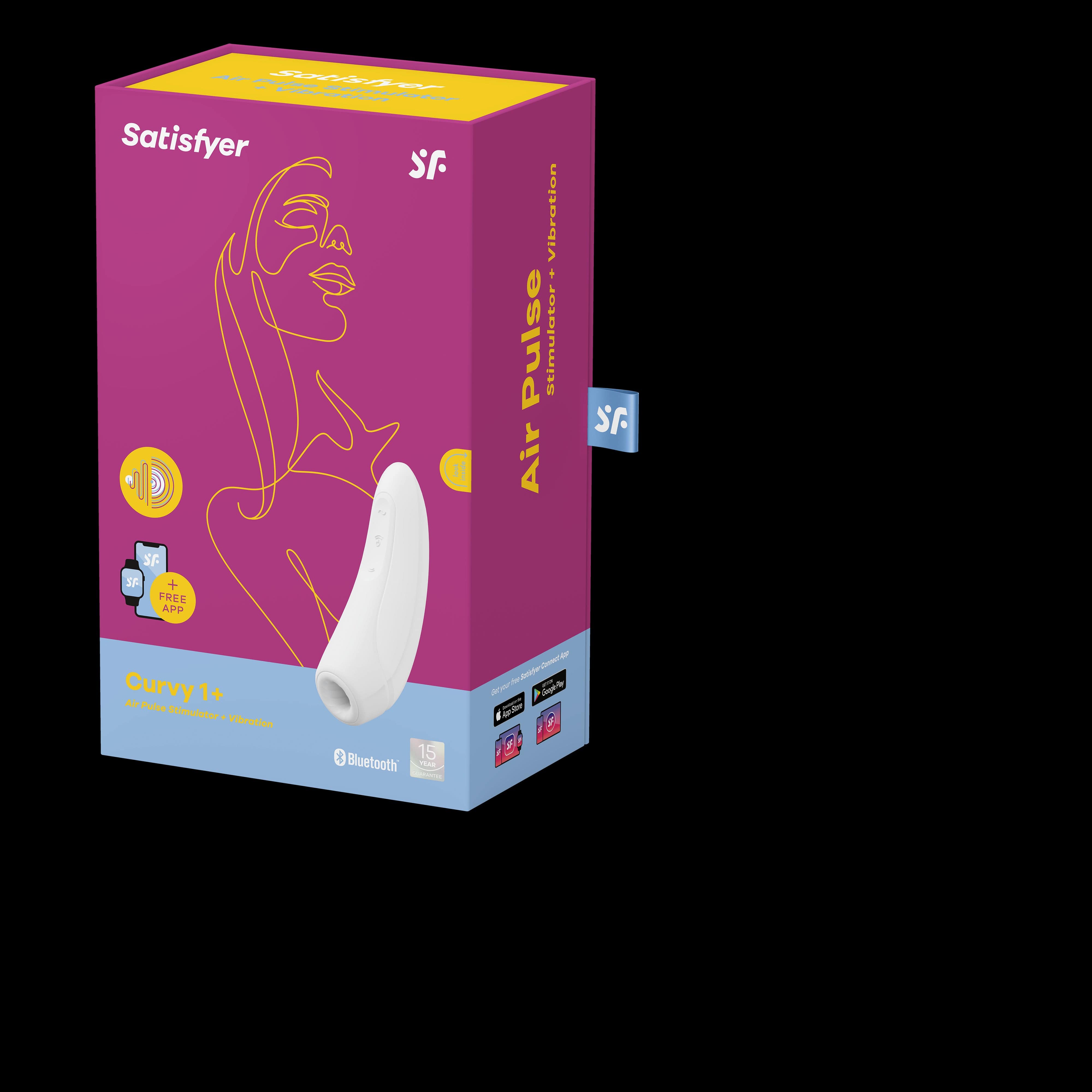 Satisfyer Curvy1+ White Clitoral Stimulator White STIMULATORS