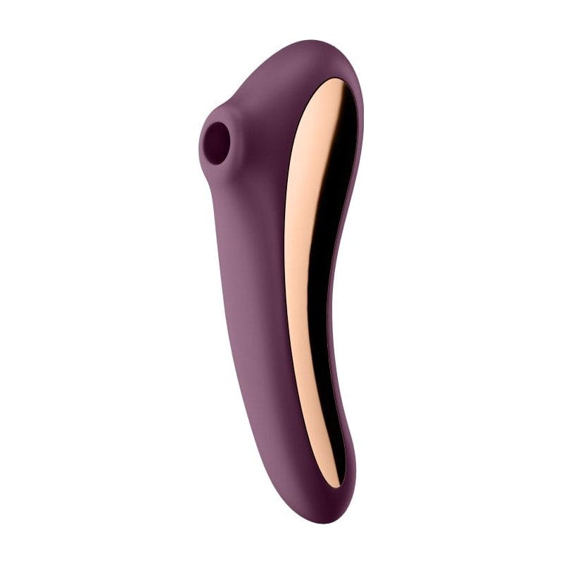 Satisfyer Dual Kiss Wine Red - Dual Stimulation Pleasure Device STIMULATORS