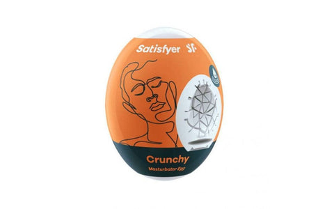 Satisfyer Masturbator Egg Crunchy - Travel Size Pleasure Egg Strokers - Cup|Egg