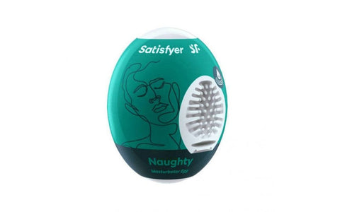 Satisfyer Masturbator Egg Naughty Compact Pleasure Device Strokers - Cup|Egg