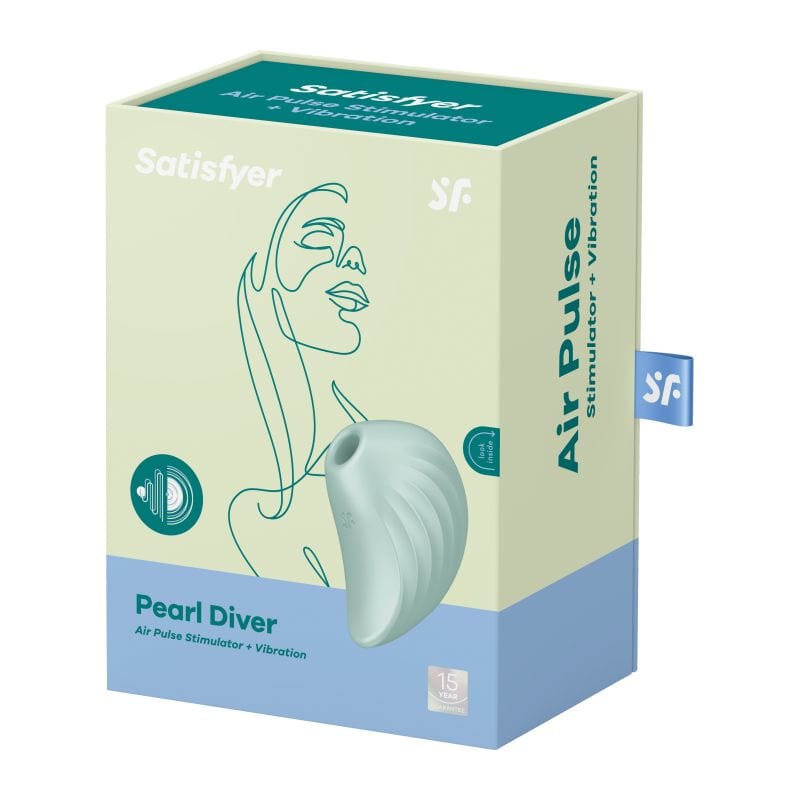 Satisfyer Pearl Diver (Mint) – Air Pulse Simulator Vibrator Secondary image