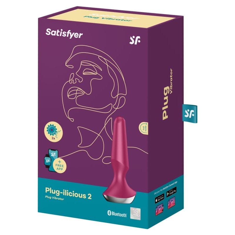 Satisfyer Plug-ilicious 2 Berry Pleasure Plug > Anal Range > Vibrating Butt Plugs