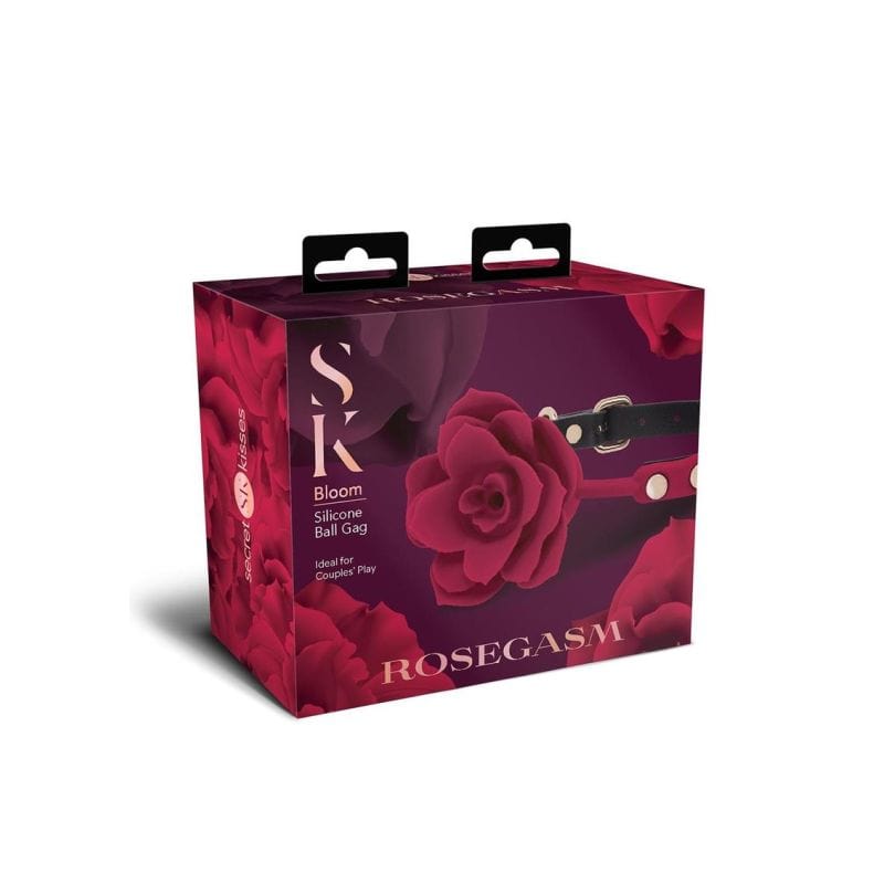 Secret Kisses Rosegasm Bloom (Silicone) – Silicone Gag Secondary image
