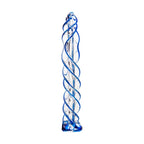 Sexus Glass Dildo Blue Helix 18.7 Centimeters > Glass > Dildos