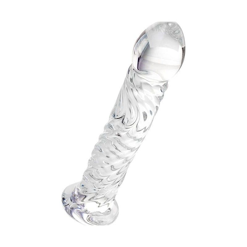 Sexus Glass Dildo Clear 16 Centimeters Body Safe > Glass > Dildos