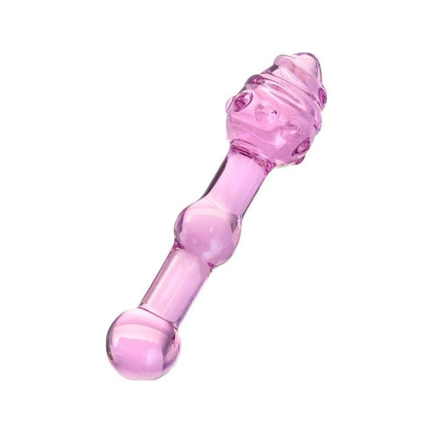 Sexus Glass Dildo Pink 17cm Elegant Design Body Safe Adult Toy DONGS Glass