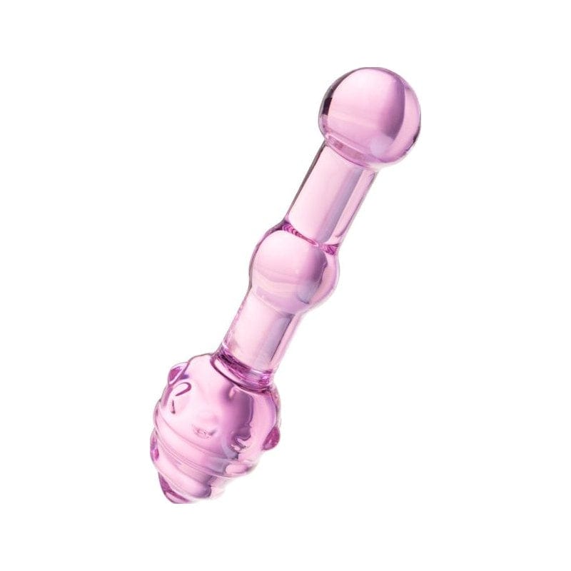 Sexus Glass Dildo Pink 17cm Elegant Design Body Safe Adult Toy DONGS Glass
