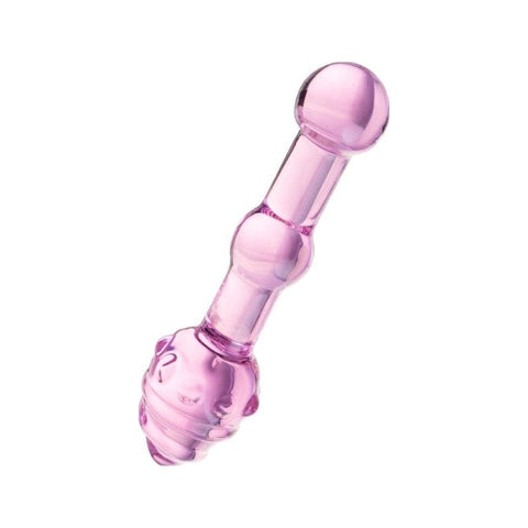 Sexus Glass Dildo Pink 17cm Elegant Design Body Safe Adult Toy DONGS Glass