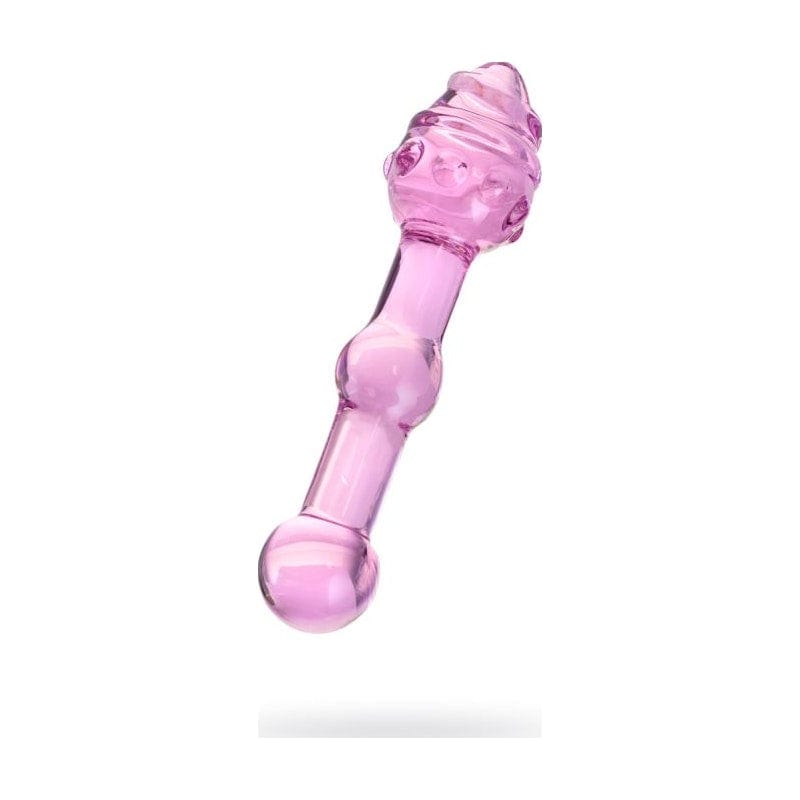 Sexus Glass Dildo Pink 17cm Elegant Design Body Safe > Glass > Dildos Main image
