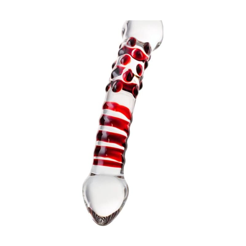 Sexus Glass Dildo Red Delight 19cm Elegant Secondary image